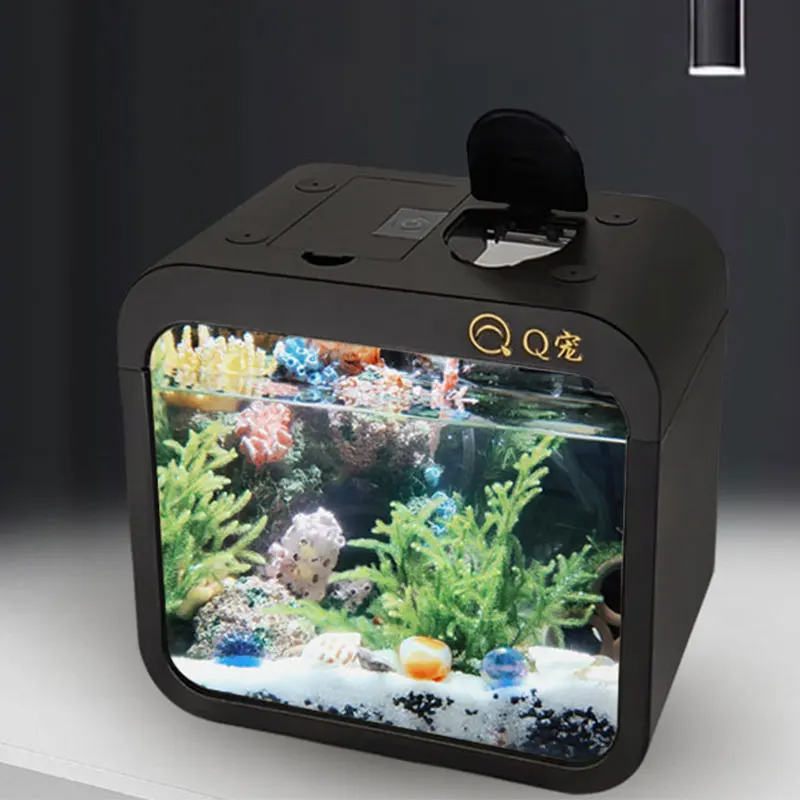 Marine Aquarium With Sump - Desktop Transparent Acrylic Fish Tank Plastic