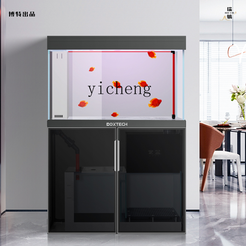 LYY  fish tank living room eco - Marine Aquarium With Sump ulasan dan harga