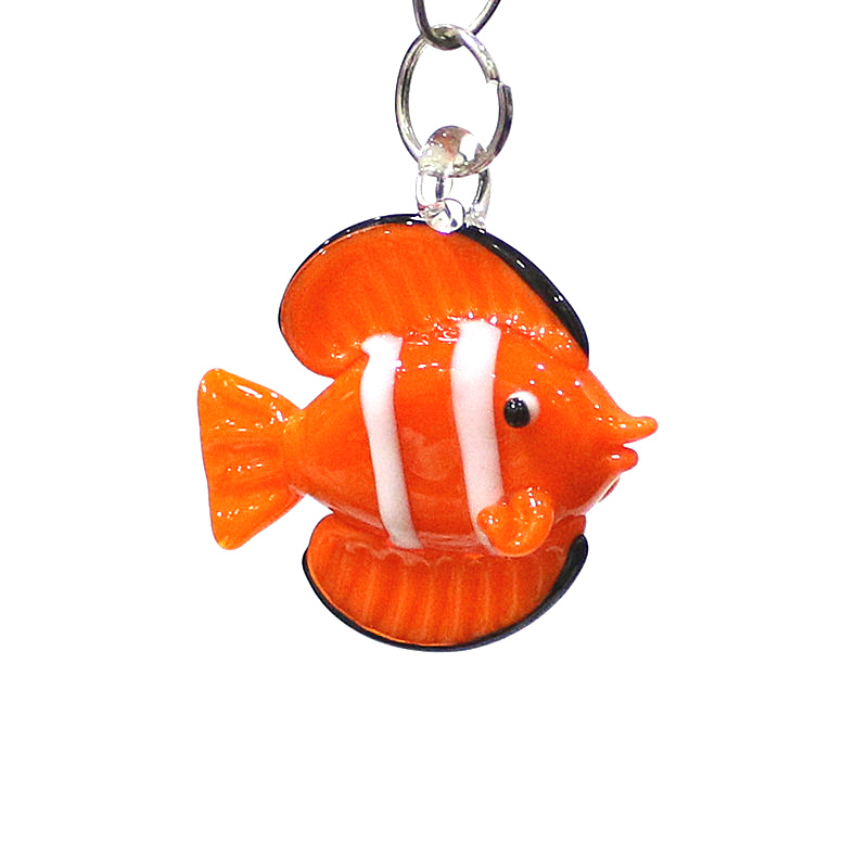 Colorful Mini Glass Fish Figur - Marine Aquarium Europe ulasan dan harga