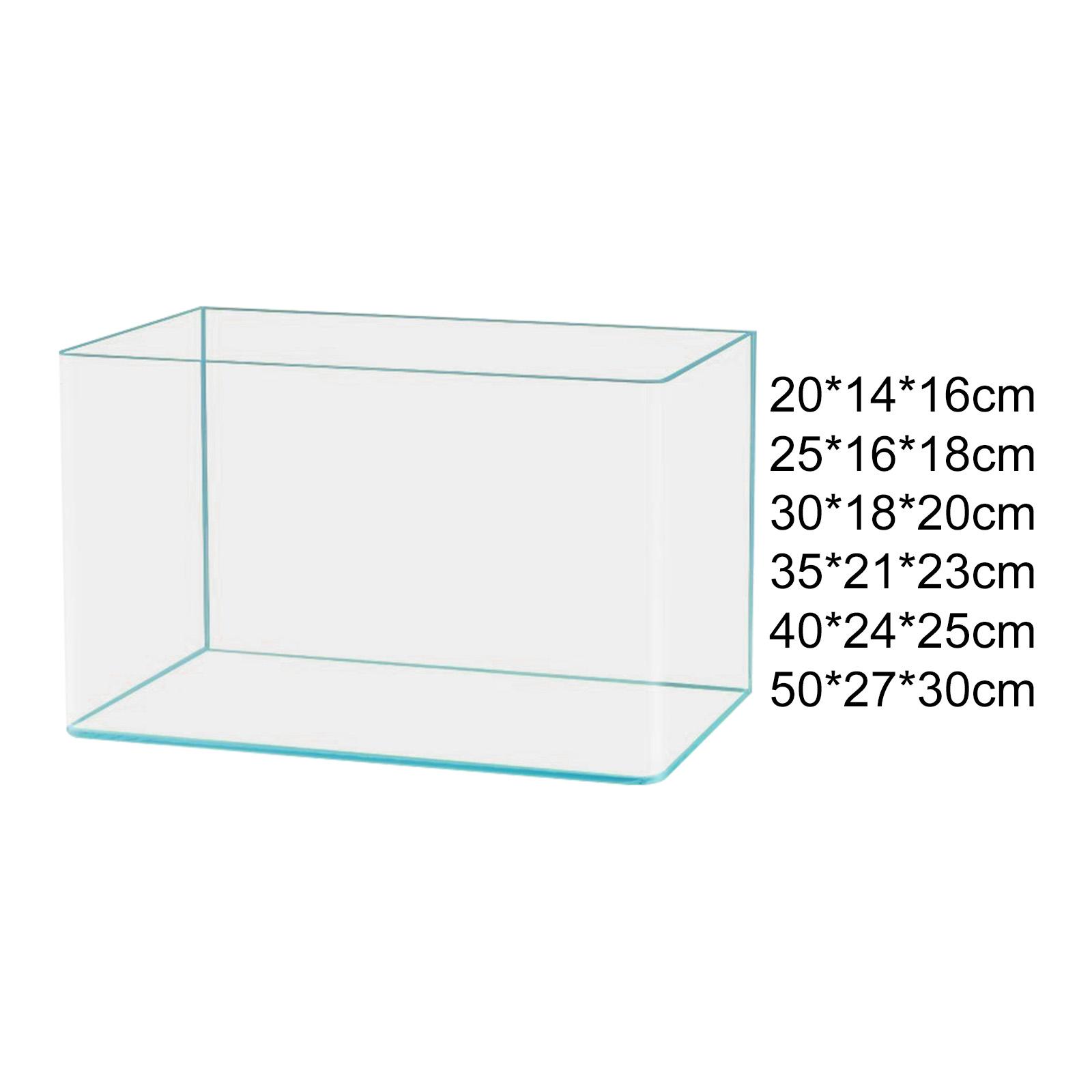 Clear Glass Fish Tank Decorati - Marine Aquarium Live ulasan dan harga