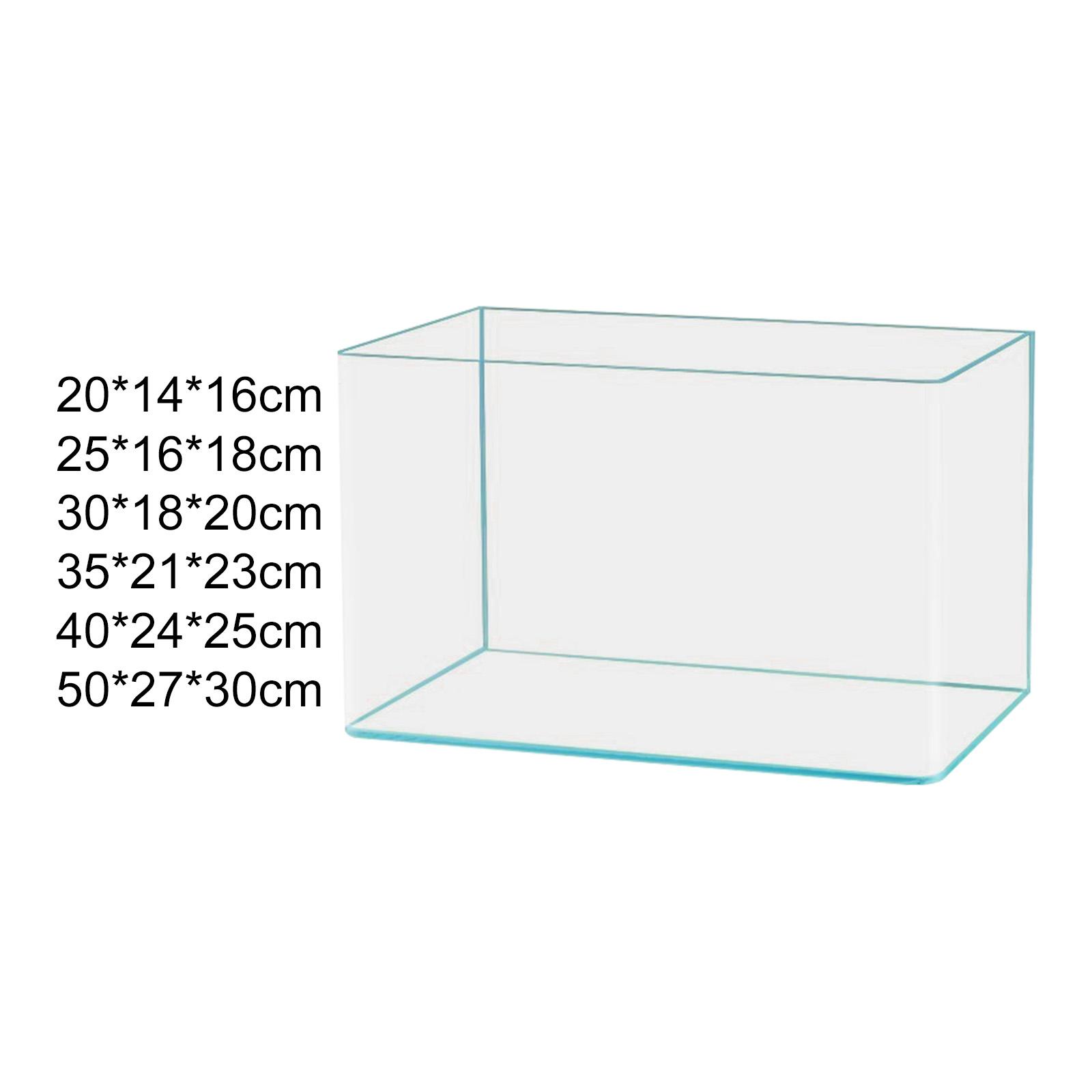 Clear Glass Fish Tank Decorati - Marine Aquarium Live ulasan dan harga