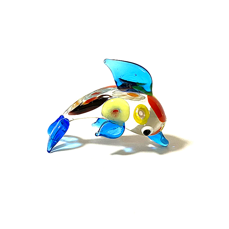 Colorful Miniature Glass Dolph - Marine Aquarium Europe ulasan dan harga