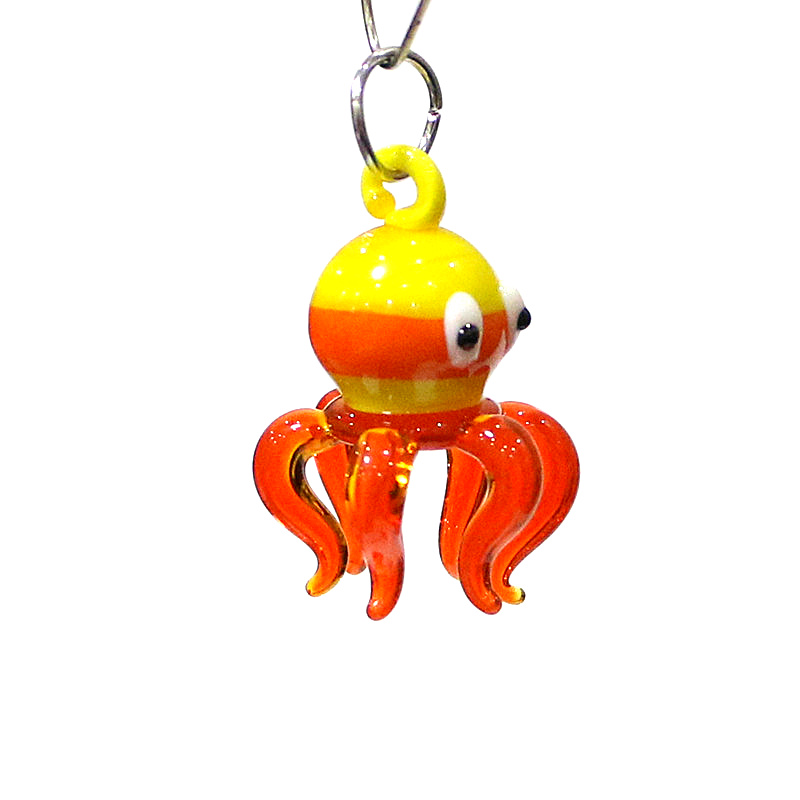 Colorful Tiny Cute Glass Octop - Marine Aquarium Europe ulasan dan harga