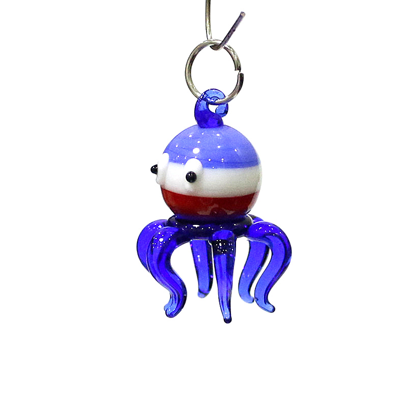 Colorful Tiny Cute Glass Octop - Marine Aquarium Europe ulasan dan harga