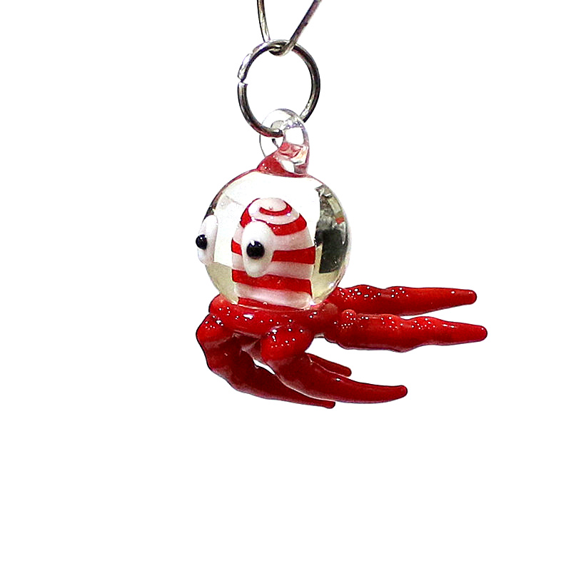 Miniature Octopus Glass Charm  - Marine Aquarium Europe ulasan dan harga