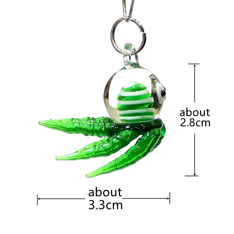 Miniature Octopus Glass Charm  - Marine Aquarium Europe ulasan dan harga