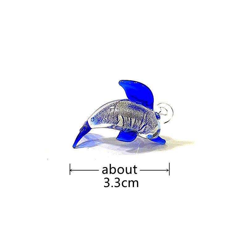 2PCS Mini Cute Glass Dolphin C - Marine Aquarium Europe ulasan dan harga