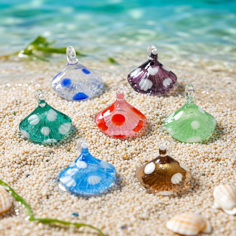 Colorful Mini Sea Shell Charm  - Marine Aquarium Europe ulasan dan harga