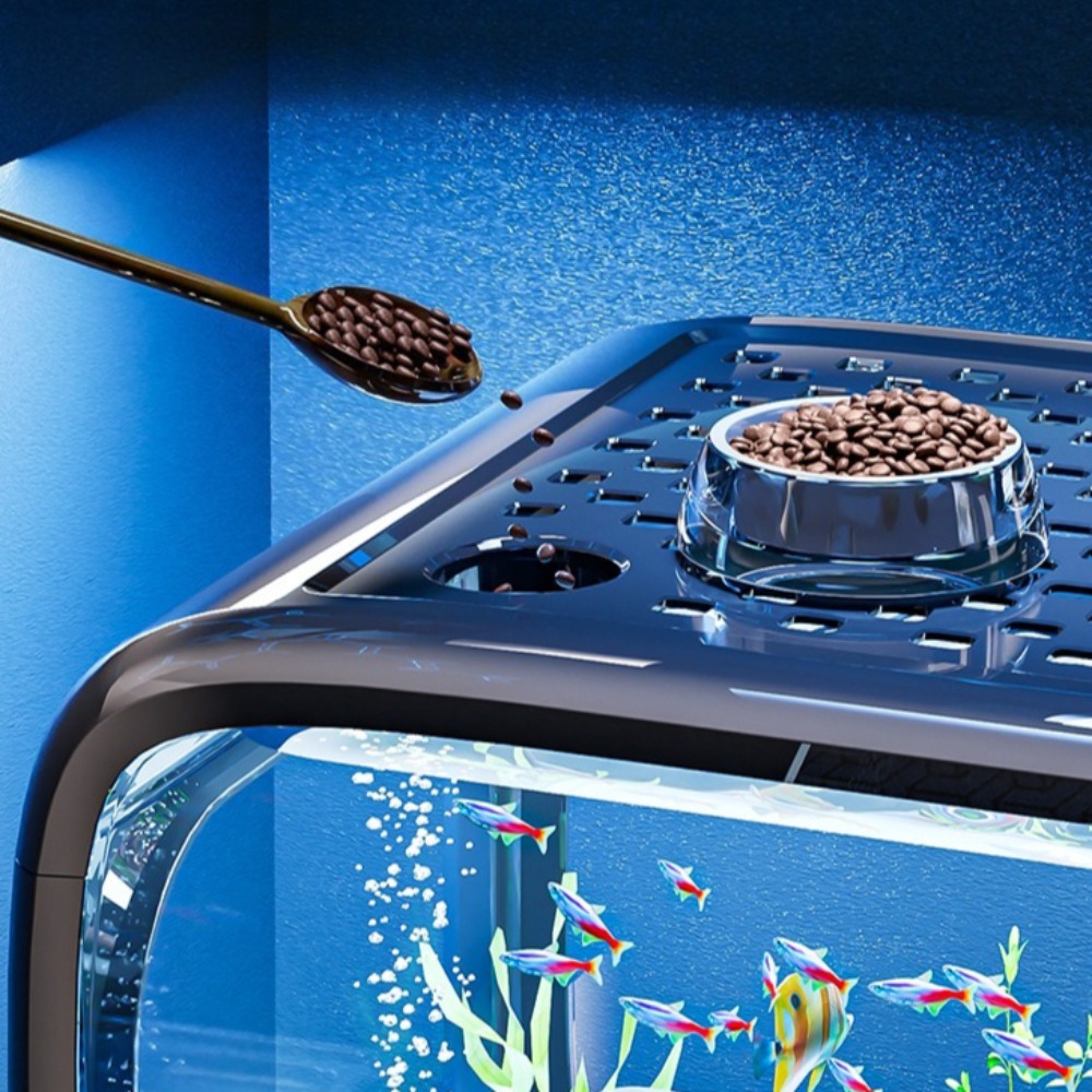 Transparent Luxury Fish Tank D - Marine Aquarium Live ulasan dan harga