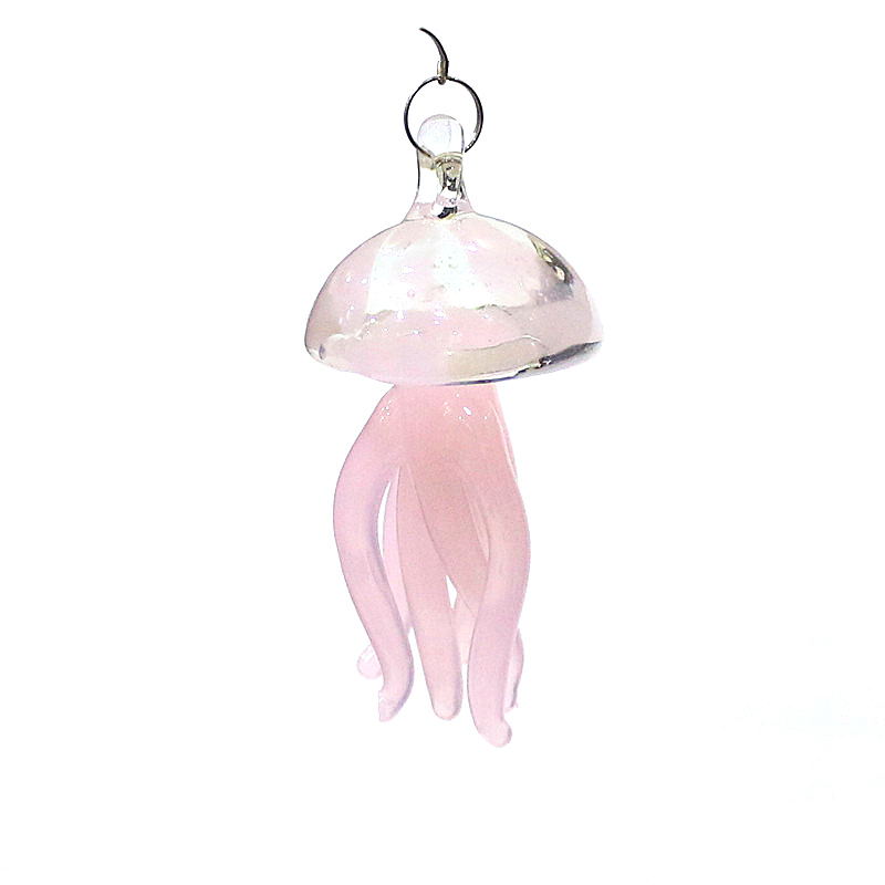 Pink Jellyfish Glass Pendant C - Marine Aquarium Europe ulasan dan harga