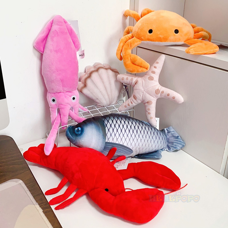 Simulation Lobster Stuffed Ani - Aquarium Marine Park ulasan dan harga